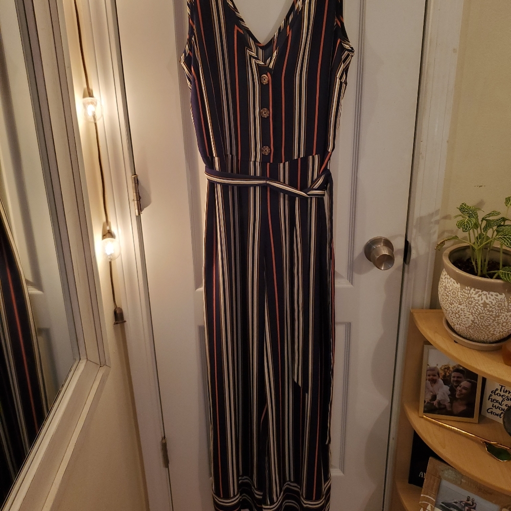 Multicolor Full Length Romper